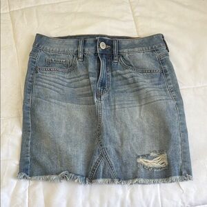 Denim Mini Skirt